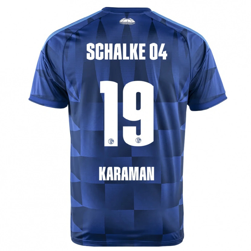 Danxen Kinder Kenan Karaman #19 Dunkelblau Gelb Weiß Heimtrikot Trikot 2026/27 T-Shirt Österreich