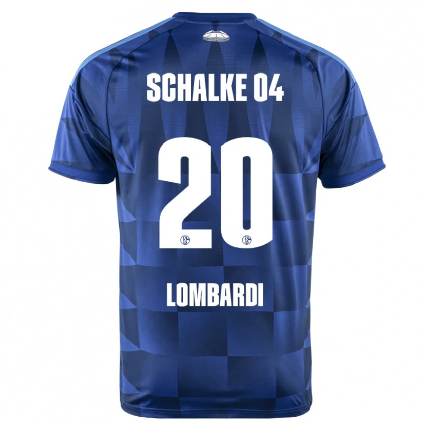 Danxen Kinder Antonio Lombardi #20 Dunkelblau Gelb Weiß Heimtrikot Trikot 2026/27 T-Shirt Österreich