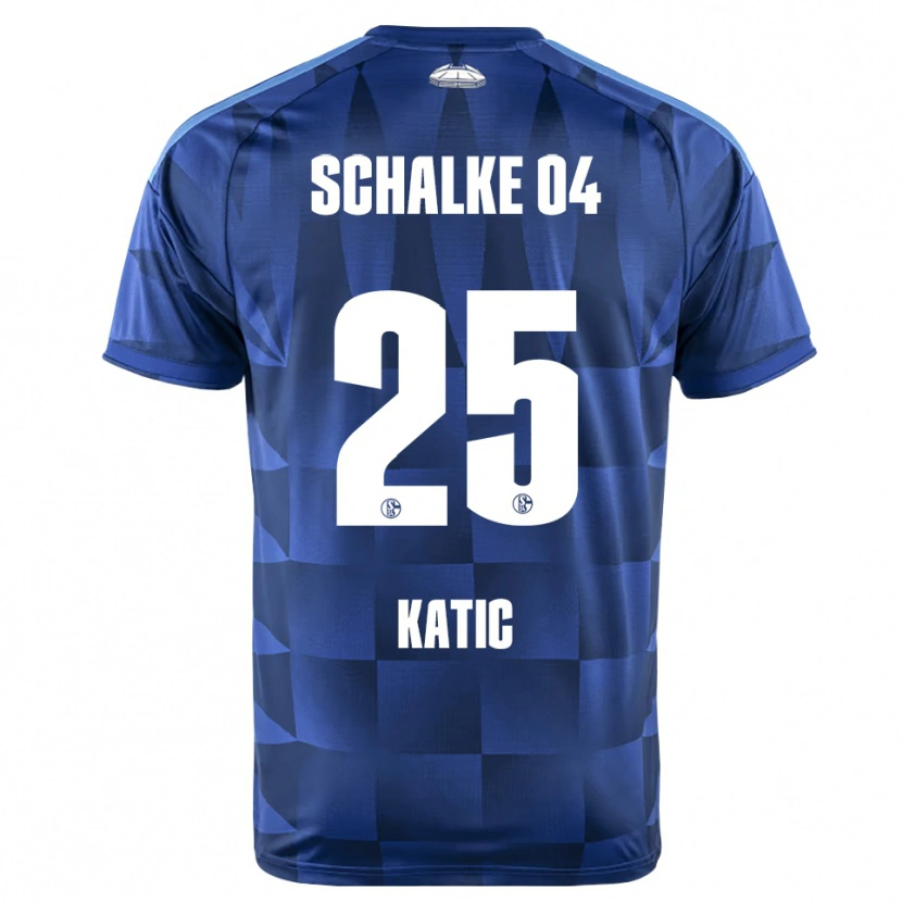 Danxen Kinder Nikola Katic #25 Dunkelblau Gelb Weiß Heimtrikot Trikot 2026/27 T-Shirt Österreich