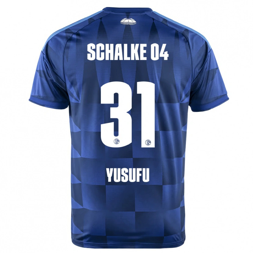 Danxen Kinder Faaris Yusufu #31 Dunkelblau Gelb Weiß Heimtrikot Trikot 2026/27 T-Shirt Österreich