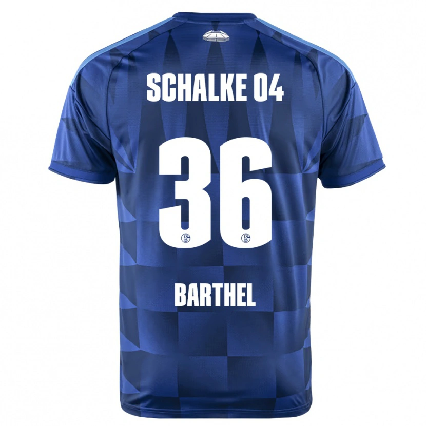 Danxen Kinder Niklas Barthel #36 Dunkelblau Gelb Weiß Heimtrikot Trikot 2026/27 T-Shirt Österreich