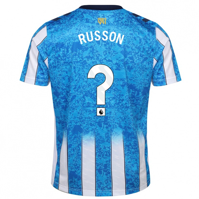 Danxen Kinder Will Russon #0 Weiß Blau Orange Heimtrikot Trikot 2026/27 T-Shirt Österreich