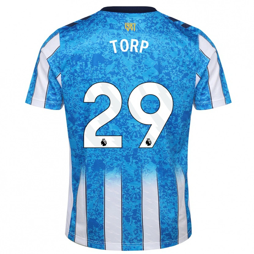 Danxen Kinder Victor Torp #29 Weiß Blau Orange Heimtrikot Trikot 2026/27 T-Shirt Österreich
