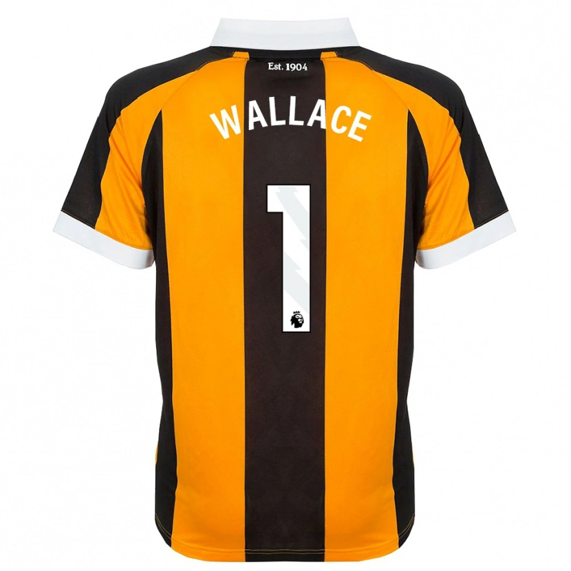 Danxen Kinder Abbi Wallace #1 Orange Schwarz Weiß Heimtrikot Trikot 2026/27 T-Shirt Österreich