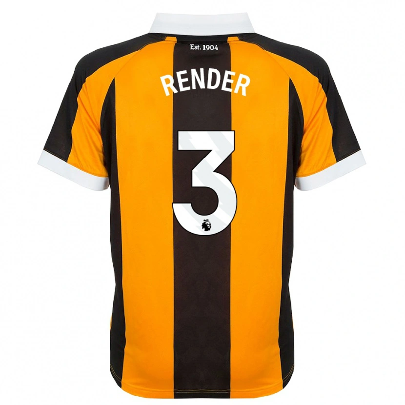 Danxen Kinder Meg Render #3 Orange Schwarz Weiß Heimtrikot Trikot 2026/27 T-Shirt Österreich