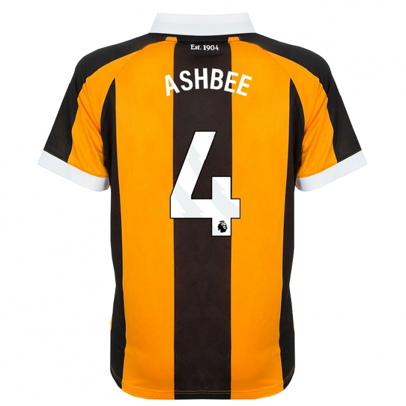 Danxen Kinder Stanley Ashbee #4 Orange Schwarz Weiß Heimtrikot Trikot 2026/27 T-Shirt Österreich