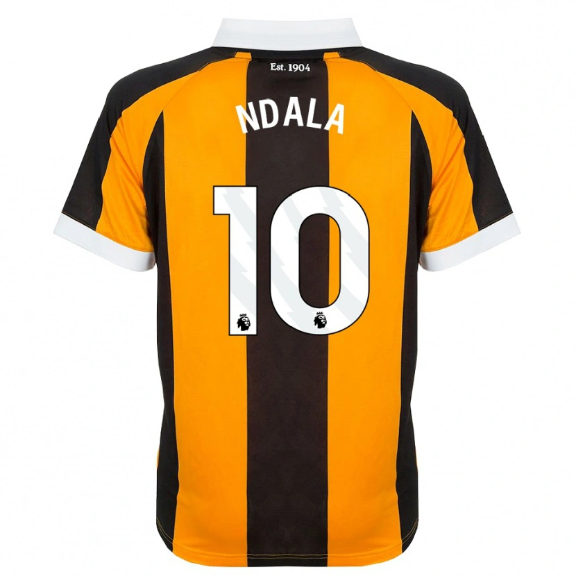 Danxen Kinder Joel Ndala #10 Orange Schwarz Weiß Heimtrikot Trikot 2026/27 T-Shirt Österreich