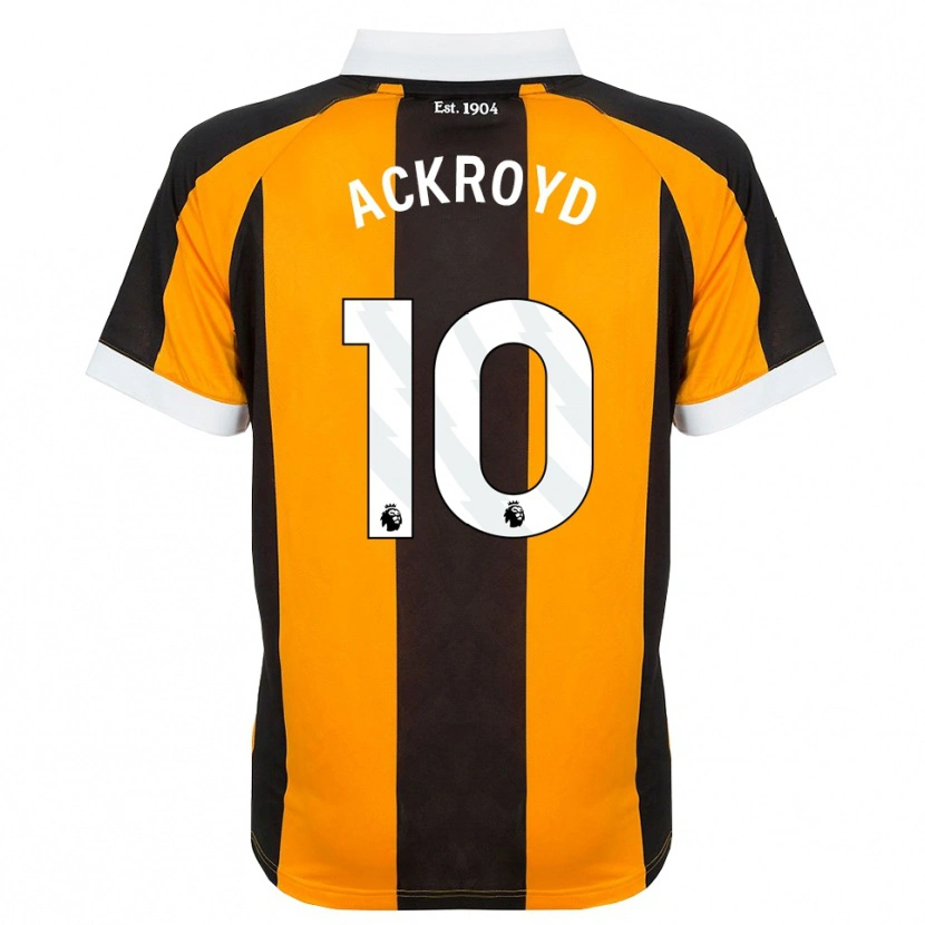 Danxen Kinder Rachael Ackroyd #10 Orange Schwarz Weiß Heimtrikot Trikot 2026/27 T-Shirt Österreich