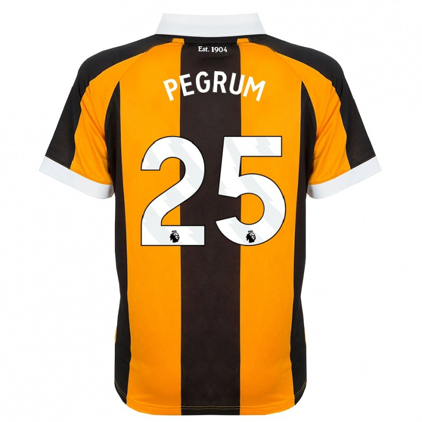 Danxen Kinder Florence Pegrum #25 Orange Schwarz Weiß Heimtrikot Trikot 2026/27 T-Shirt Österreich