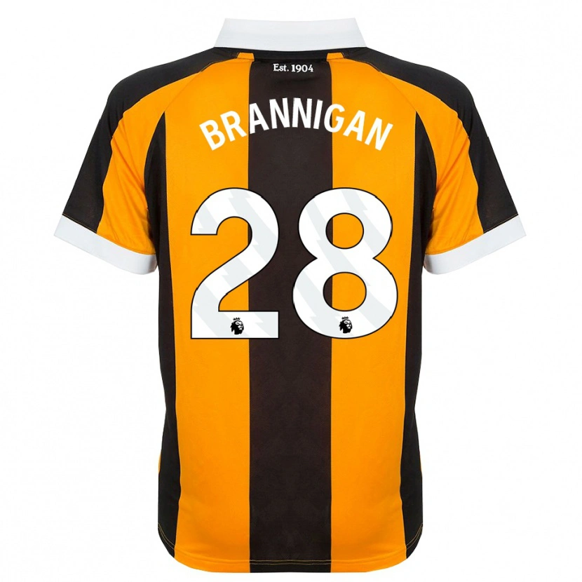 Danxen Kinder Aoife Brannigan #28 Orange Schwarz Weiß Heimtrikot Trikot 2026/27 T-Shirt Österreich