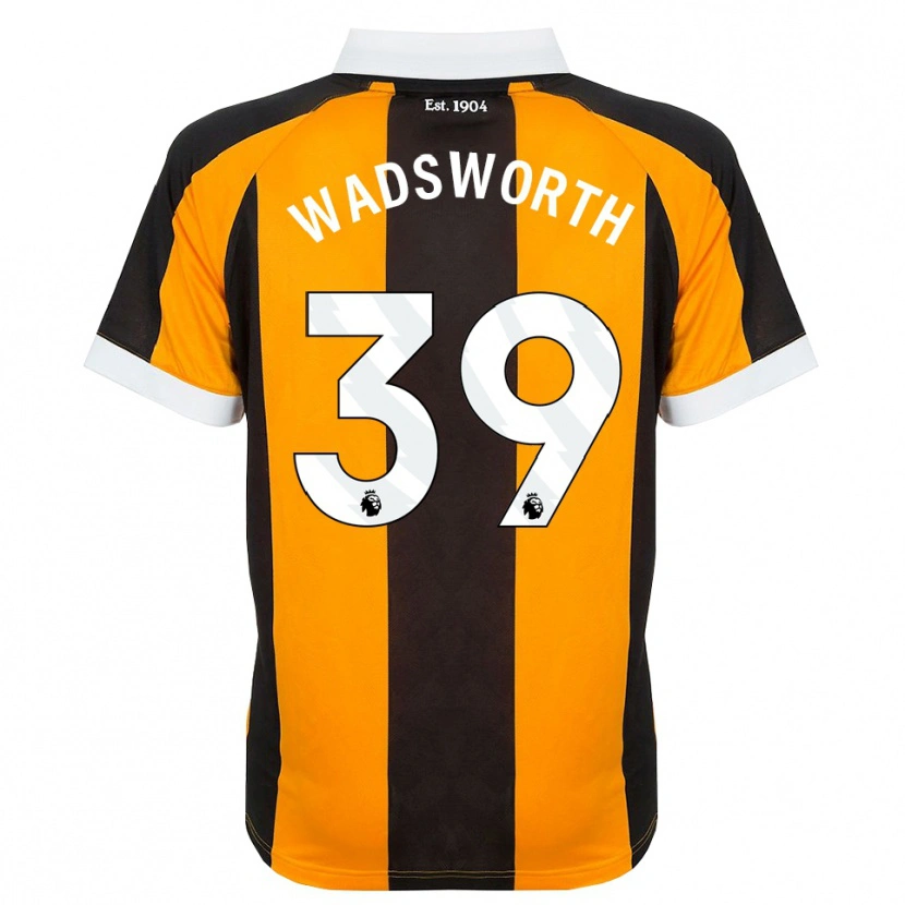 Danxen Kinder Noah Wadsworth #39 Orange Schwarz Weiß Heimtrikot Trikot 2026/27 T-Shirt Österreich