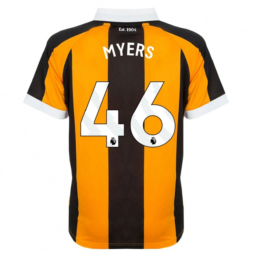 Danxen Kinder Zane Myers #46 Orange Schwarz Weiß Heimtrikot Trikot 2026/27 T-Shirt Österreich