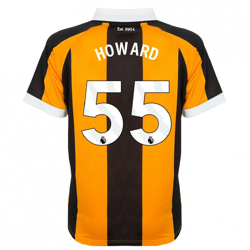 Danxen Kinder Archie Howard #55 Orange Schwarz Weiß Heimtrikot Trikot 2026/27 T-Shirt Österreich