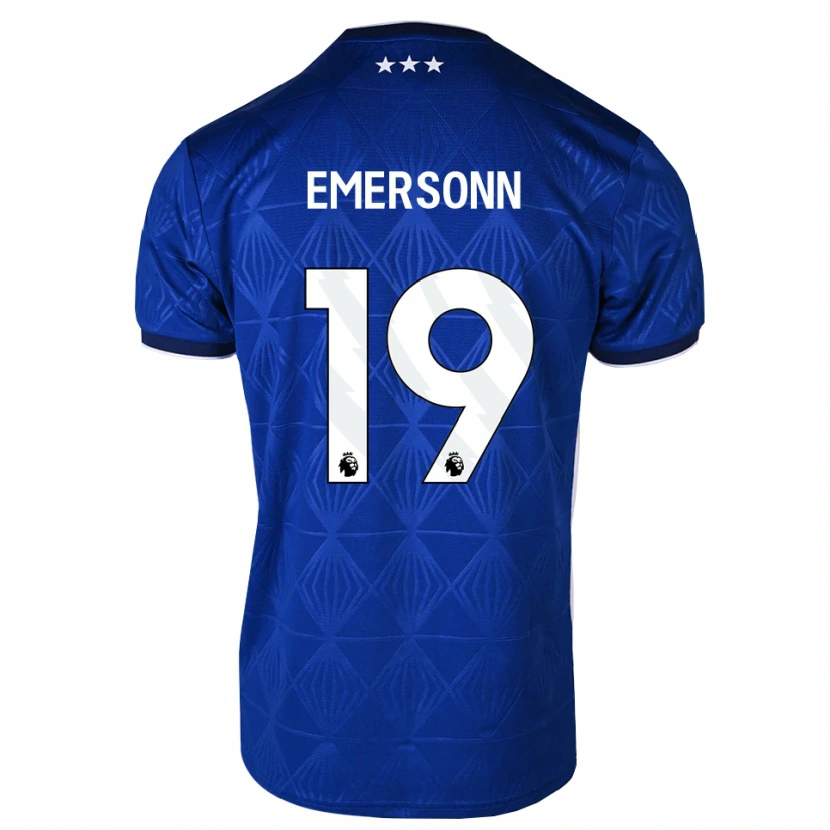 Danxen Kinder Emersonn Correia Da Silva #19 Mittelblau Weiß Rot Heimtrikot Trikot 2026/27 T-Shirt Österreich