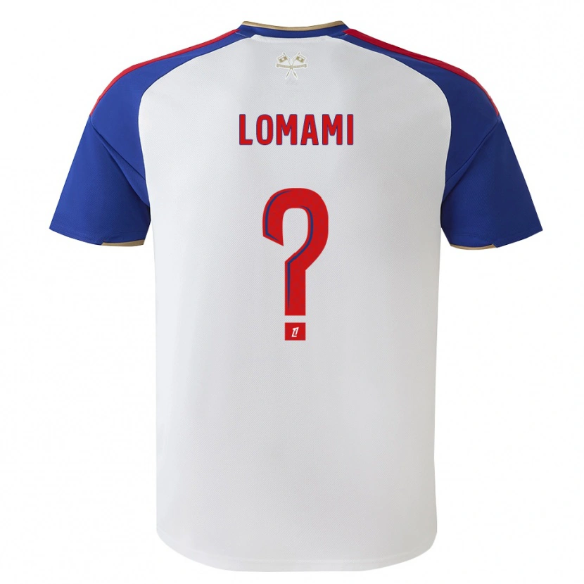 Danxen Kinder Irvyn Lomami #0 Königsblau Rot Weiß Heimtrikot Trikot 2026/27 T-Shirt Österreich