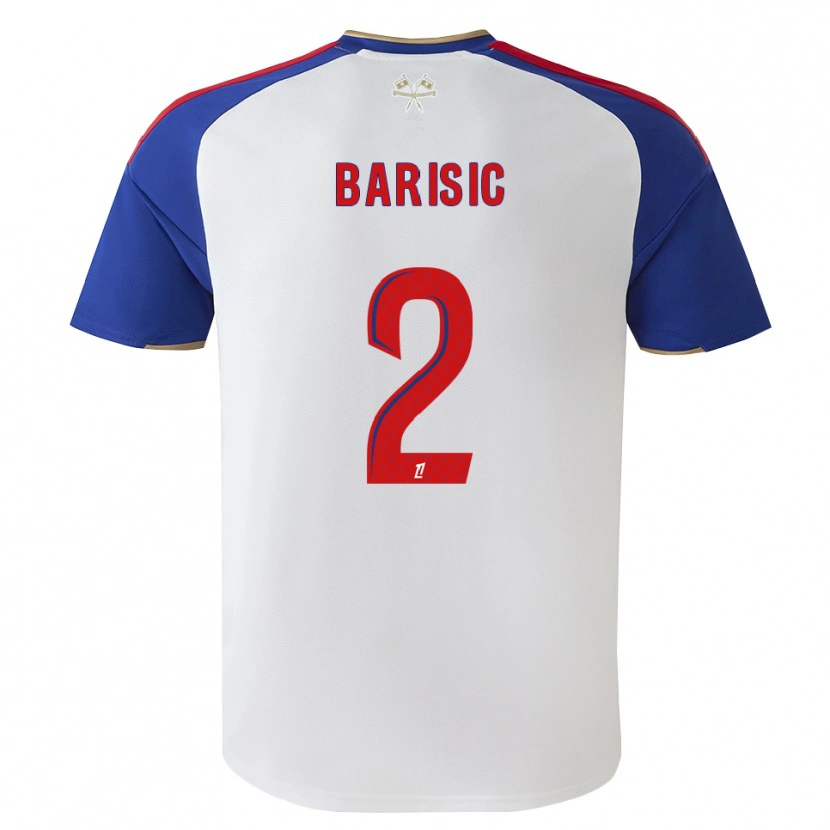 Danxen Kinder Teo Barisic #2 Königsblau Rot Weiß Heimtrikot Trikot 2026/27 T-Shirt Österreich