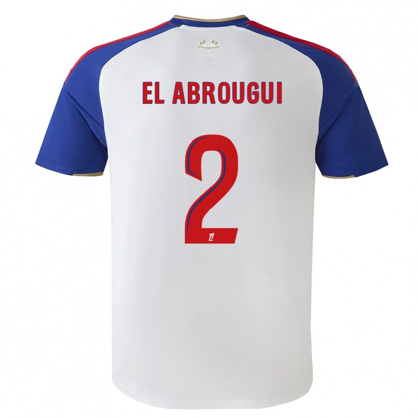 Danxen Kinder Wassim El Abrougui #2 Königsblau Rot Weiß Heimtrikot Trikot 2026/27 T-Shirt Österreich