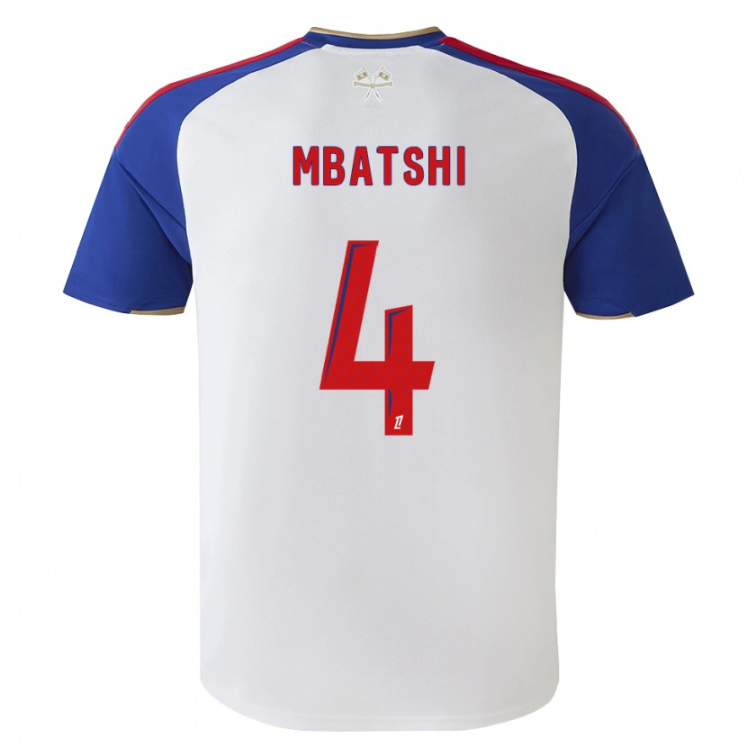 Danxen Kinder Prince Mbatshi Mukuba #4 Königsblau Rot Weiß Heimtrikot Trikot 2026/27 T-Shirt Österreich