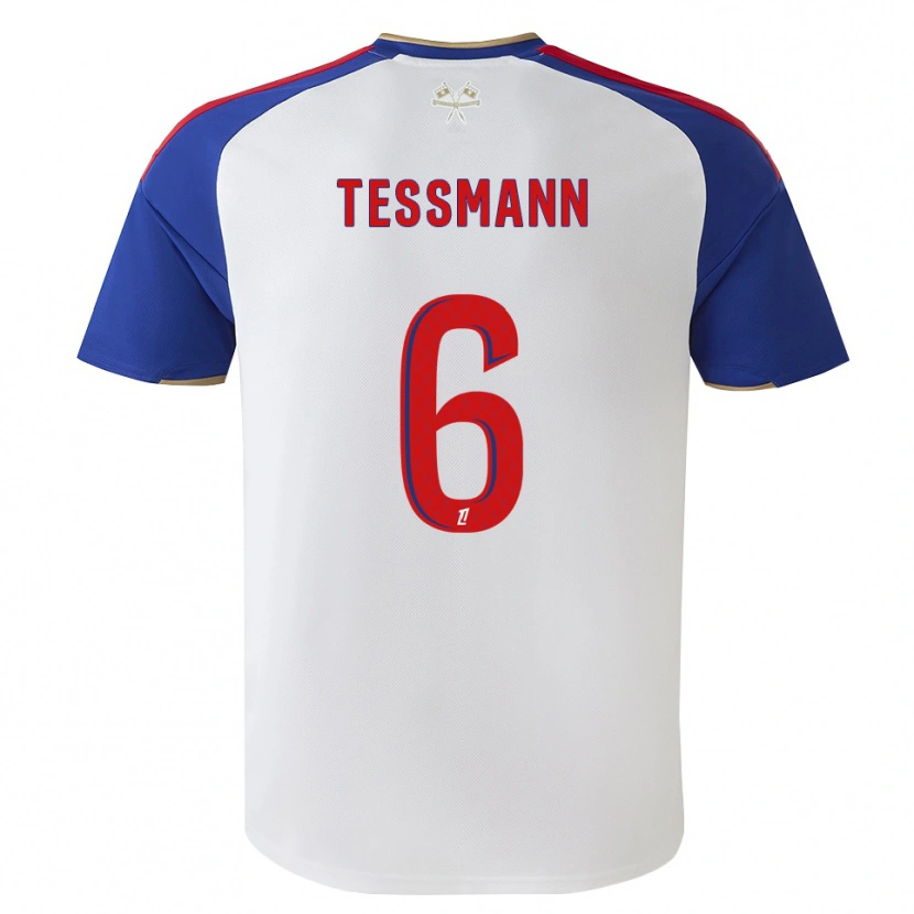 Danxen Kinder Tanner Tessmann #6 Königsblau Rot Weiß Heimtrikot Trikot 2026/27 T-Shirt Österreich