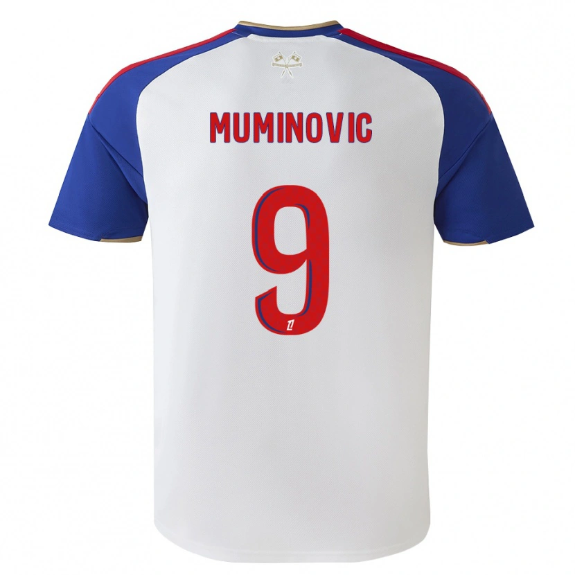 Danxen Kinder Ajdin Muminovic #9 Königsblau Rot Weiß Heimtrikot Trikot 2026/27 T-Shirt Österreich