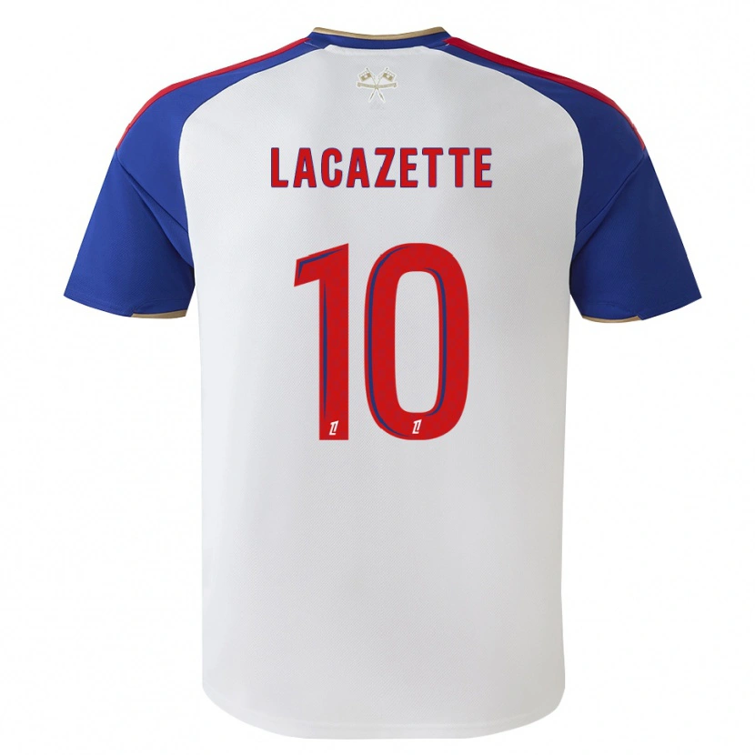 Danxen Kinder Alexandre Lacazette #10 Königsblau Rot Weiß Heimtrikot Trikot 2026/27 T-Shirt Österreich