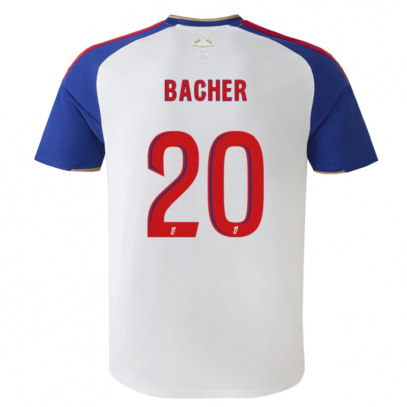 Danxen Kinder Felix Bacher #20 Königsblau Rot Weiß Heimtrikot Trikot 2026/27 T-Shirt Österreich