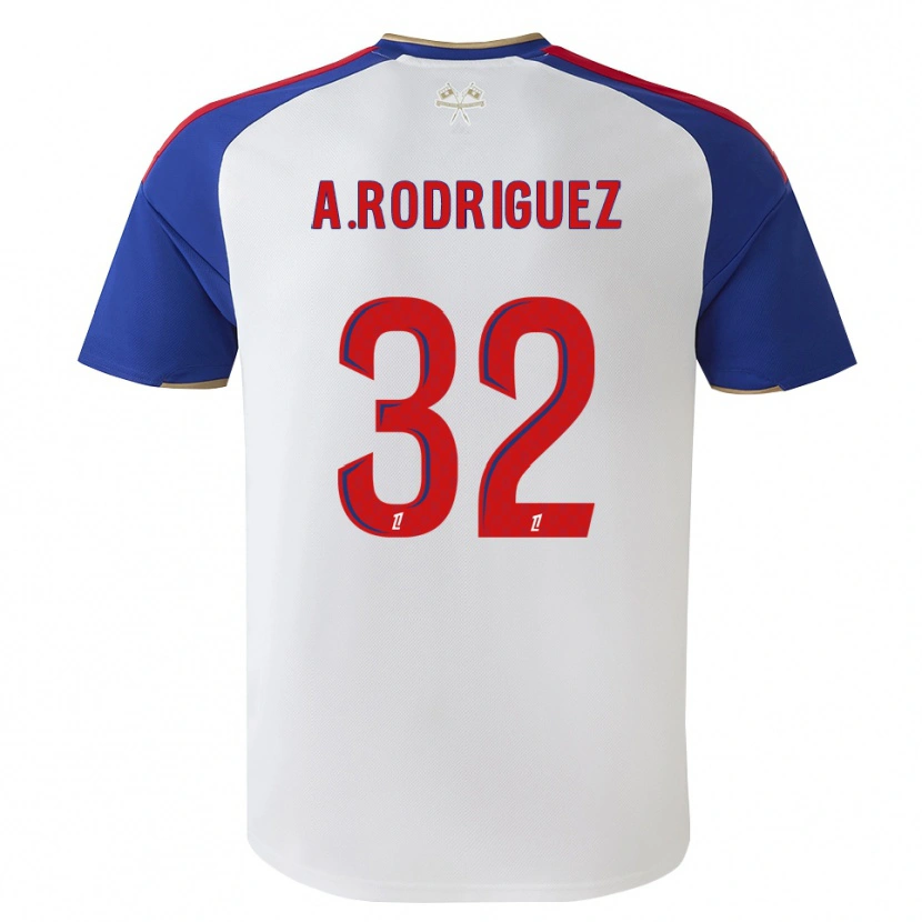 Danxen Kinder Alejandro Gomes Rodríguez #32 Königsblau Rot Weiß Heimtrikot Trikot 2026/27 T-Shirt Österreich