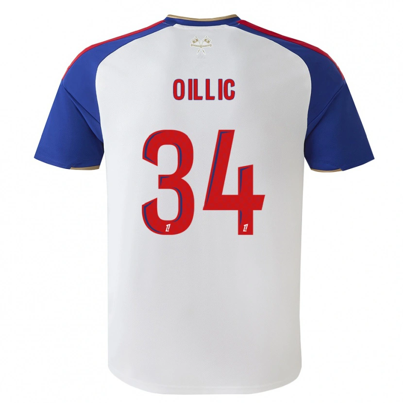Danxen Kinder Laureen Oillic #34 Königsblau Rot Weiß Heimtrikot Trikot 2026/27 T-Shirt Österreich