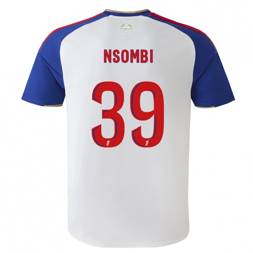 Danxen Kinder Gael Nsombi #39 Königsblau Rot Weiß Heimtrikot Trikot 2026/27 T-Shirt Österreich