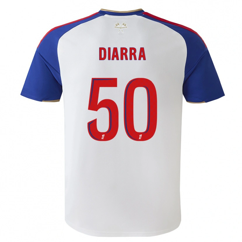 Danxen Kinder Lassine Diarra #50 Königsblau Rot Weiß Heimtrikot Trikot 2026/27 T-Shirt Österreich