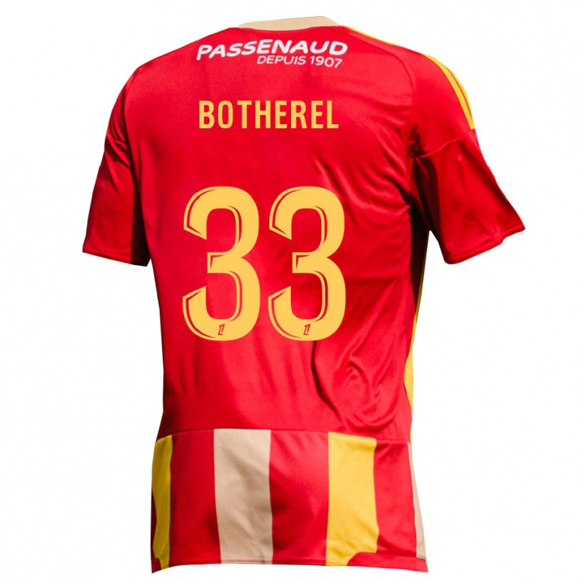 Danxen Kinder Lucas Botherel #33 Rot Gelb Grün Heimtrikot Trikot 2026/27 T-Shirt Österreich