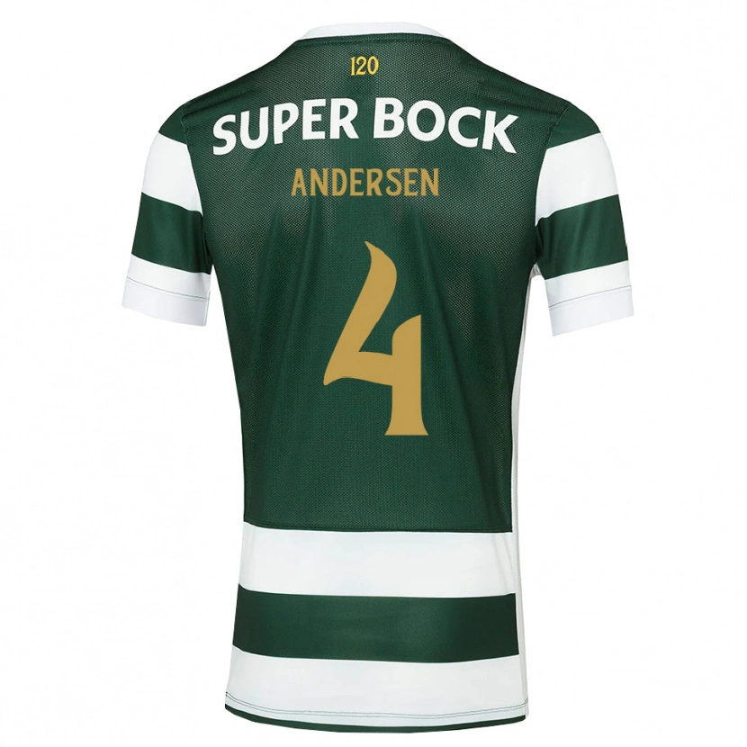 Danxen Kinder Silas Andersen #4 Dunkelschiefergrau Weiß Heimtrikot Trikot 2026/27 T-Shirt Österreich