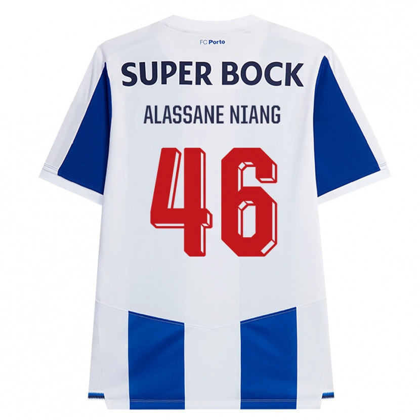 Danxen Kinder Mame Alassane Niang #46 Blau Weiß Rot Heimtrikot Trikot 2026/27 T-Shirt Österreich