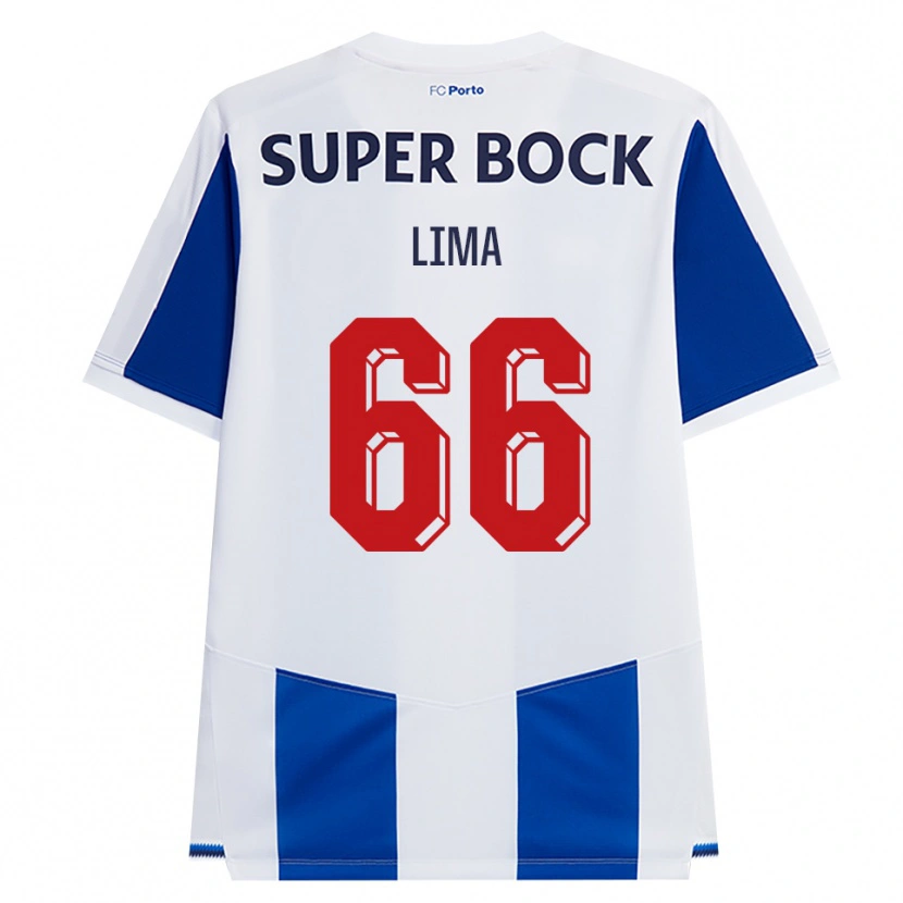 Danxen Kinder Bernardo Lima #66 Blau Weiß Rot Heimtrikot Trikot 2026/27 T-Shirt Österreich