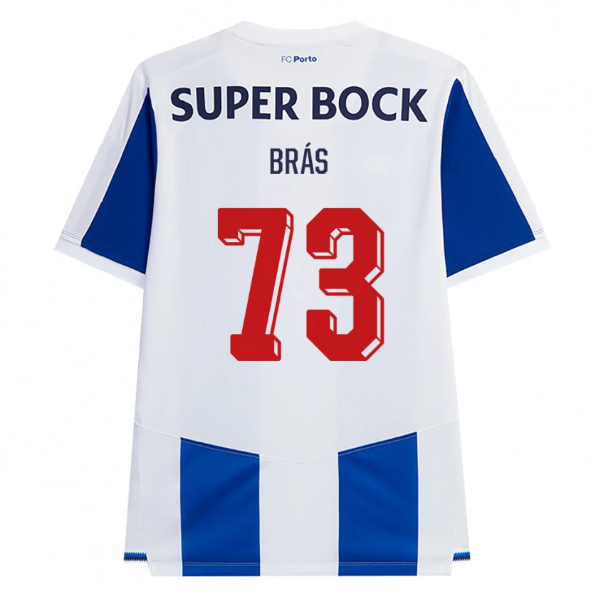 Danxen Kinder Gabriel Brás #73 Blau Weiß Rot Heimtrikot Trikot 2026/27 T-Shirt Österreich