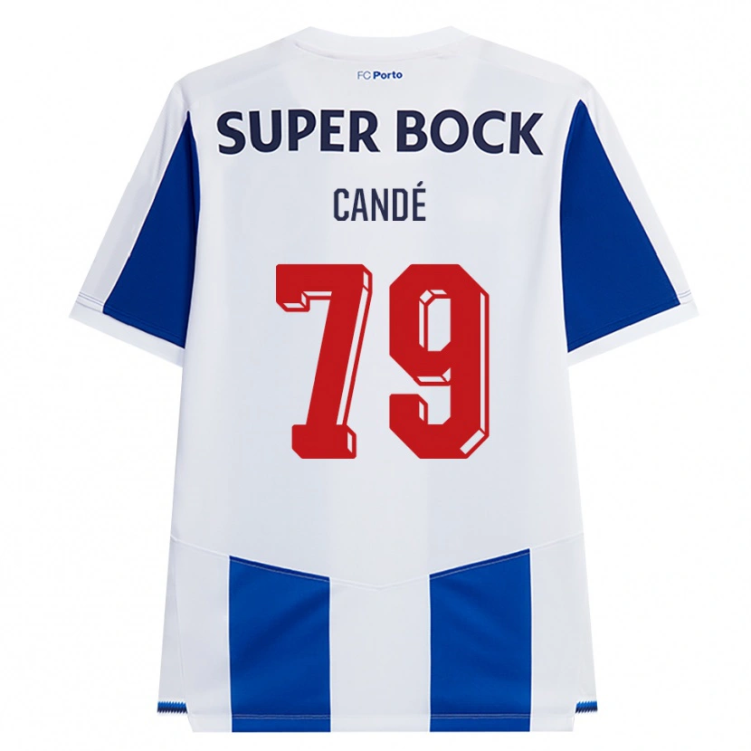Danxen Kinder Umaro Candé #79 Blau Weiß Rot Heimtrikot Trikot 2026/27 T-Shirt Österreich
