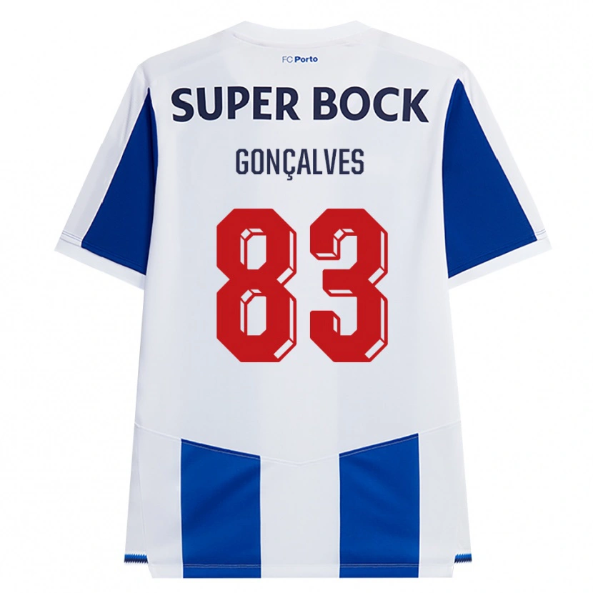 Danxen Kinder Rodrigo Gonçalves #83 Blau Weiß Rot Heimtrikot Trikot 2026/27 T-Shirt Österreich