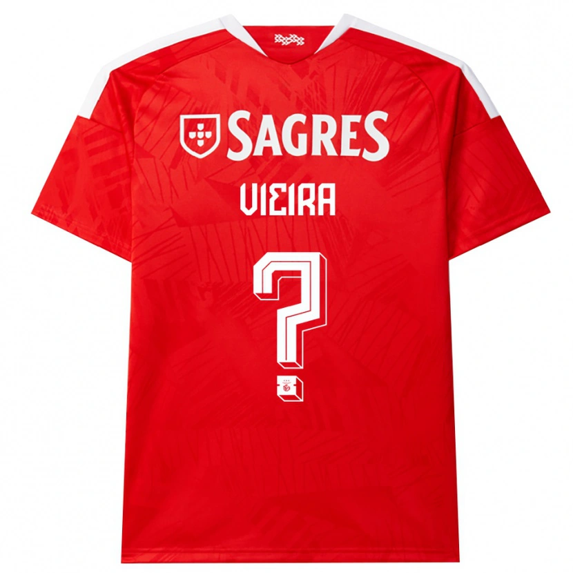 Danxen Kinder Miguel Vieira #0 Rot Weiß Gelb Heimtrikot Trikot 2026/27 T-Shirt Österreich