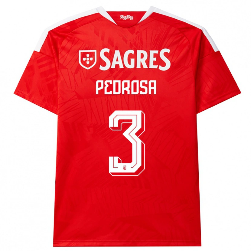 Danxen Kinder Tomás Pedrosa #3 Rot Weiß Gelb Heimtrikot Trikot 2026/27 T-Shirt Österreich