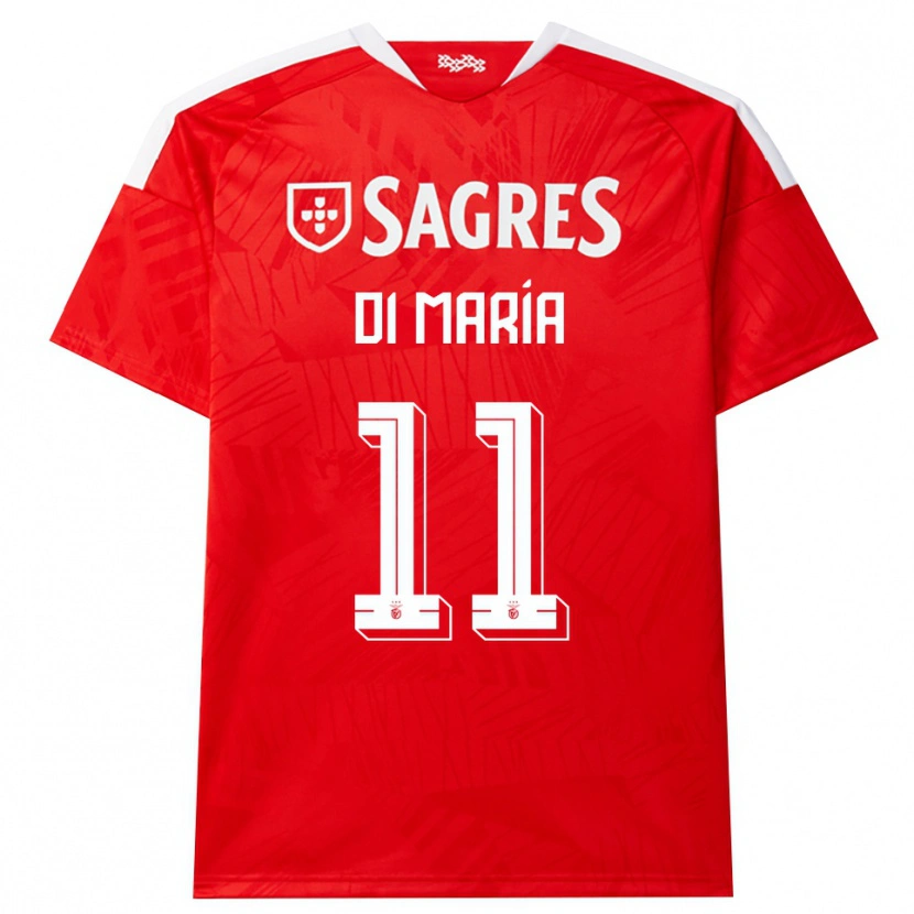 Danxen Kinder Angel Di Maria #11 Rot Weiß Gelb Heimtrikot Trikot 2026/27 T-Shirt Österreich