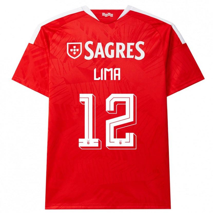 Danxen Kinder Thaís Lima #12 Rot Weiß Gelb Heimtrikot Trikot 2026/27 T-Shirt Österreich