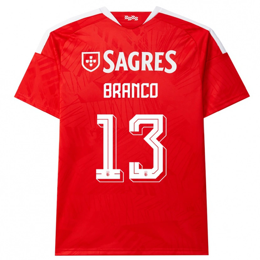 Danxen Kinder Marcelo Branco #13 Rot Weiß Gelb Heimtrikot Trikot 2026/27 T-Shirt Österreich