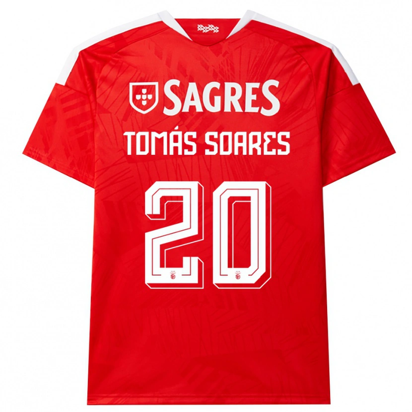 Danxen Kinder Tomás Soares #20 Rot Weiß Gelb Heimtrikot Trikot 2026/27 T-Shirt Österreich