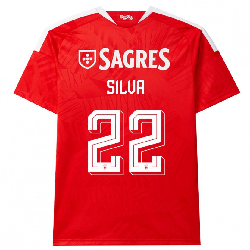 Danxen Kinder Amelia Silva #22 Rot Weiß Gelb Heimtrikot Trikot 2026/27 T-Shirt Österreich