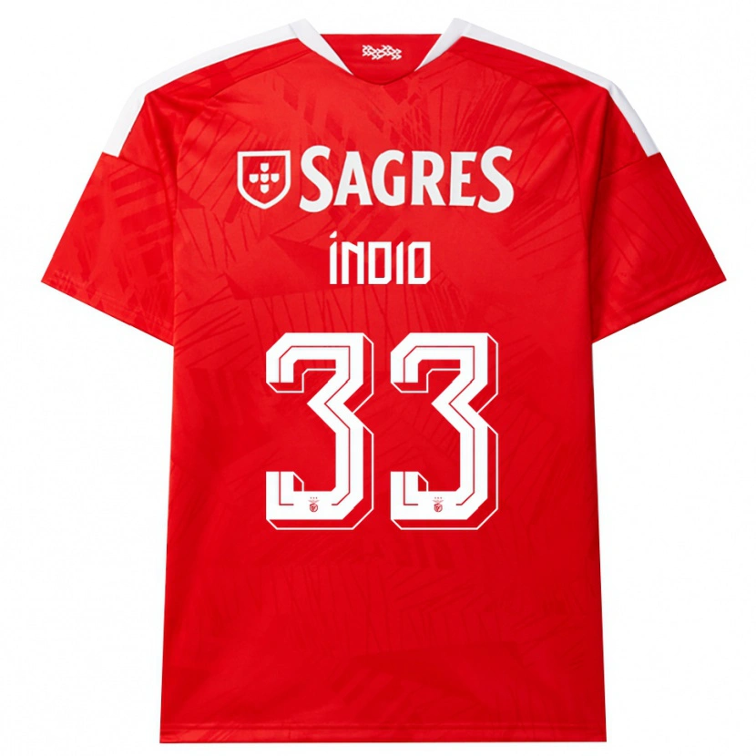 Danxen Kinder Gabriel Índio #33 Rot Weiß Gelb Heimtrikot Trikot 2026/27 T-Shirt Österreich