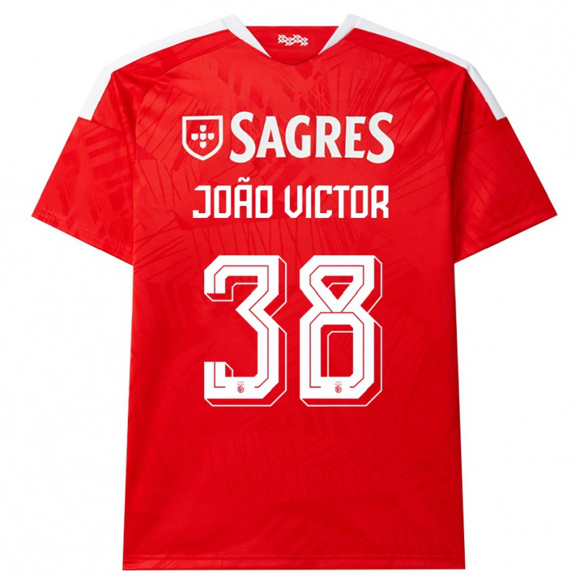 Danxen Kinder Joao Victor #38 Rot Weiß Gelb Heimtrikot Trikot 2026/27 T-Shirt Österreich