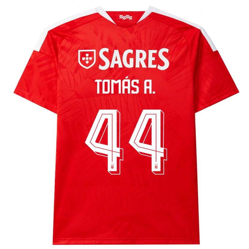 Danxen Kinder Tomás Araújo #44 Rot Weiß Gelb Heimtrikot Trikot 2026/27 T-Shirt Österreich