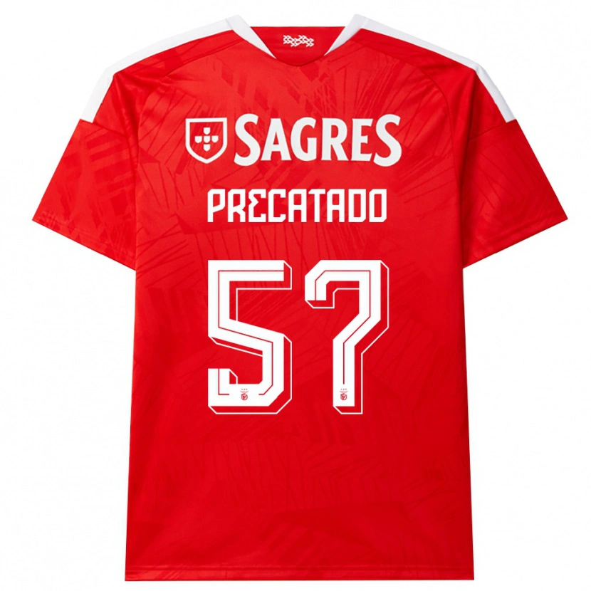 Danxen Kinder Precatado #57 Rot Weiß Gelb Heimtrikot Trikot 2026/27 T-Shirt Österreich