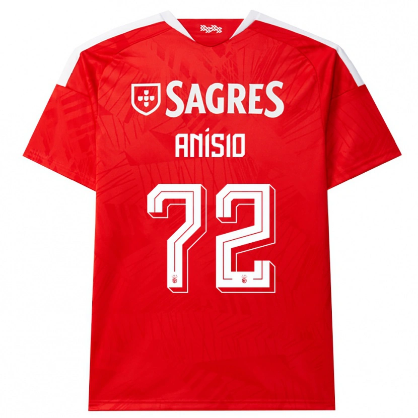 Danxen Kinder Anísio Cabral #72 Rot Weiß Gelb Heimtrikot Trikot 2026/27 T-Shirt Österreich
