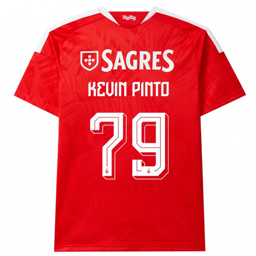Danxen Kinder Kevin Pinto #79 Rot Weiß Gelb Heimtrikot Trikot 2026/27 T-Shirt Österreich